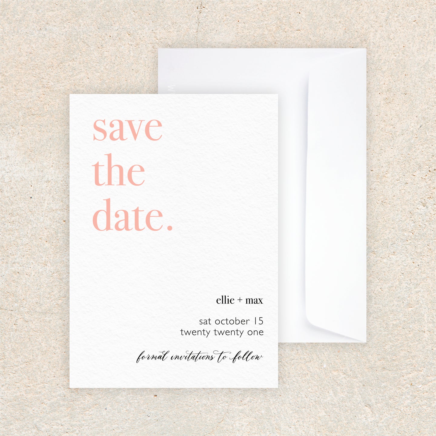 Ellie Save The Date Card