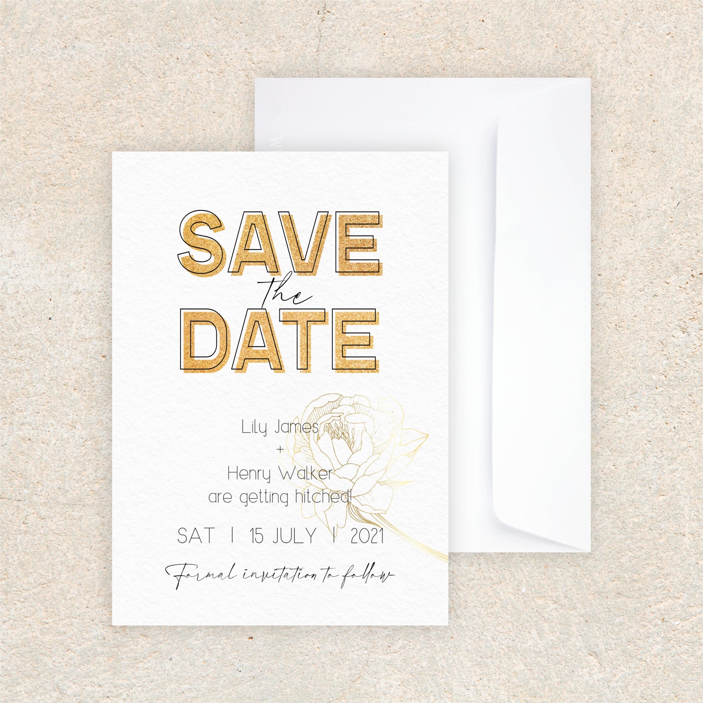 Lily Save The Date Card