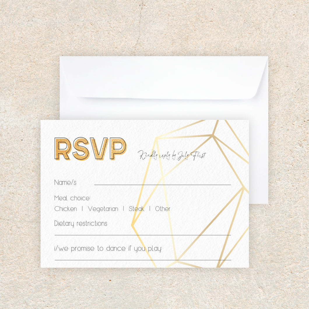 Lily RSVP Card