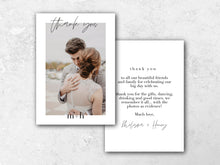 Load image into Gallery viewer, Much Love Photo Thank You Card
