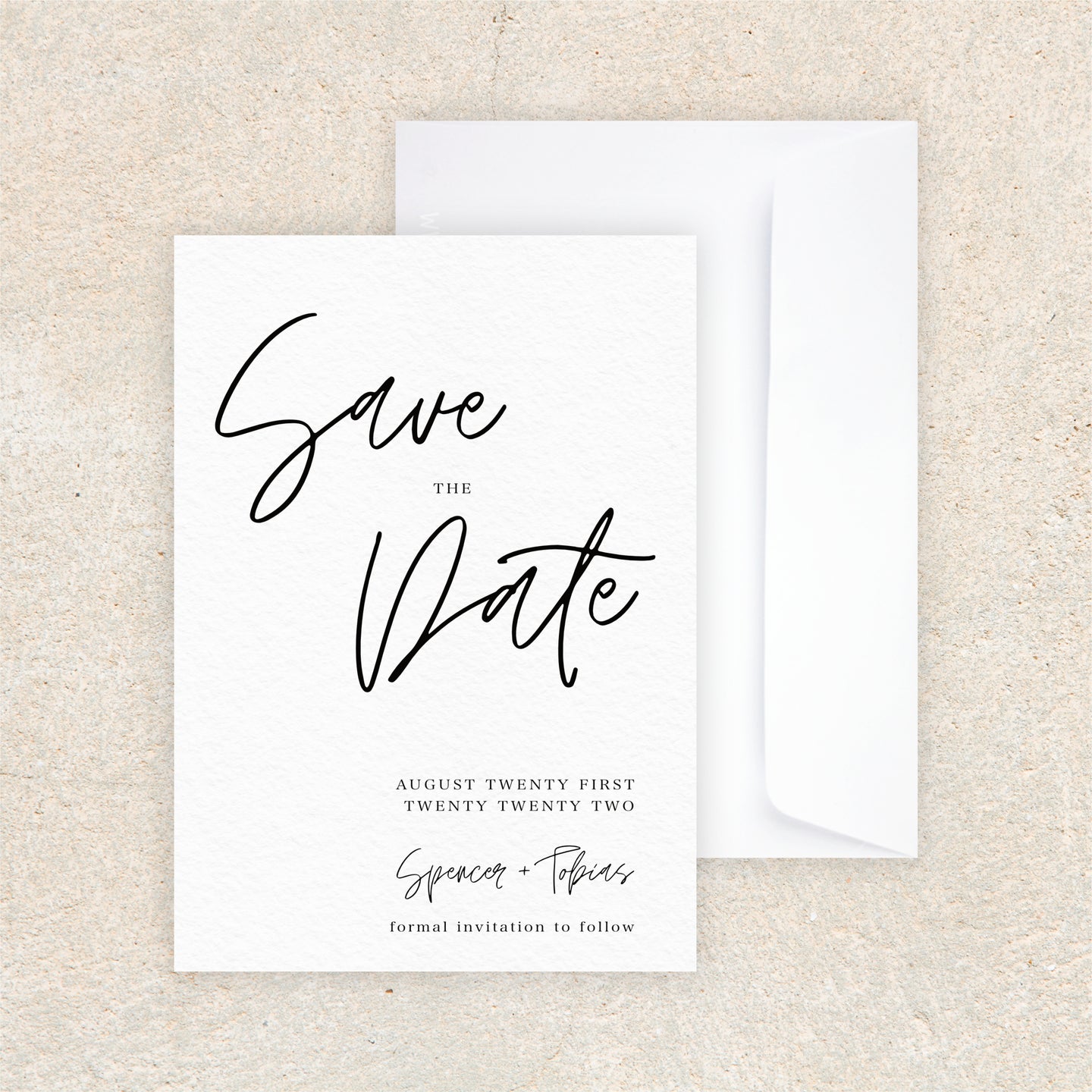 Spencer Save The Date Card