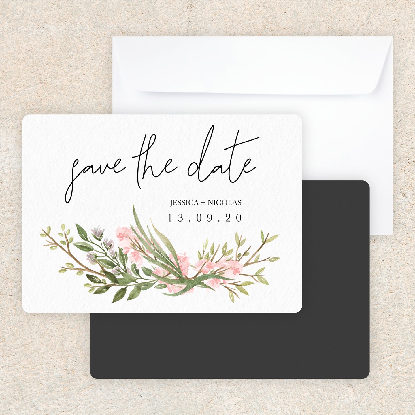Jessica Save The Date Magnet