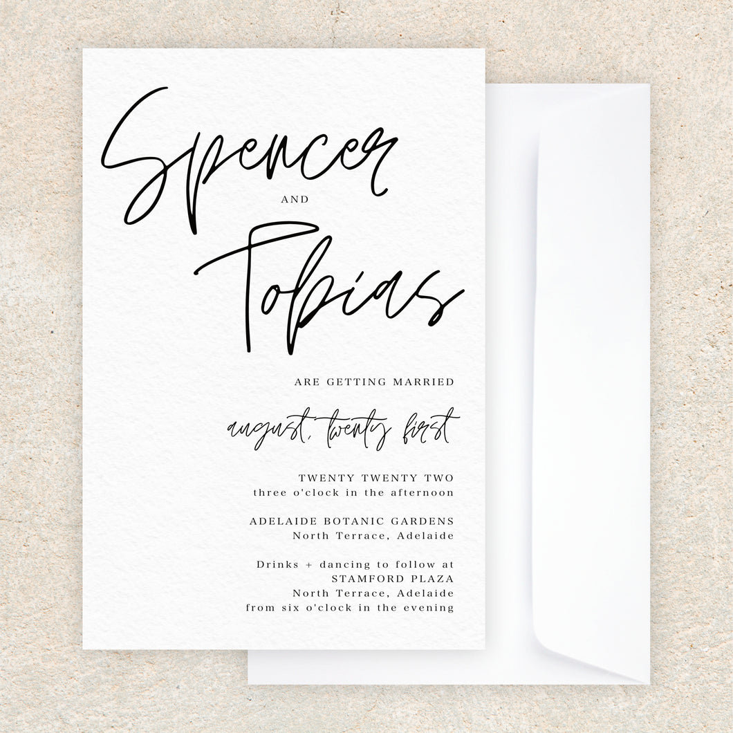 Spencer Invitation