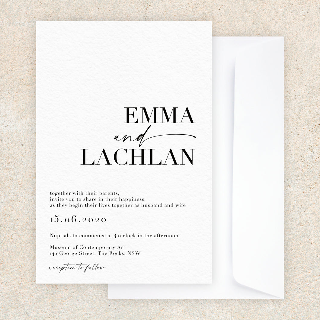 Emma Invitation