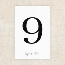 Load image into Gallery viewer, Spencer Table Number
