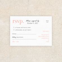 Load image into Gallery viewer, Ellie RSVP Card
