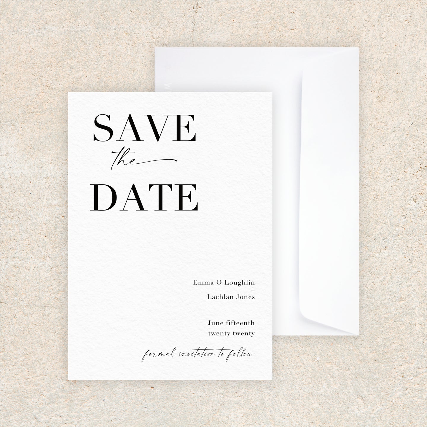 Emma Save The Date Card